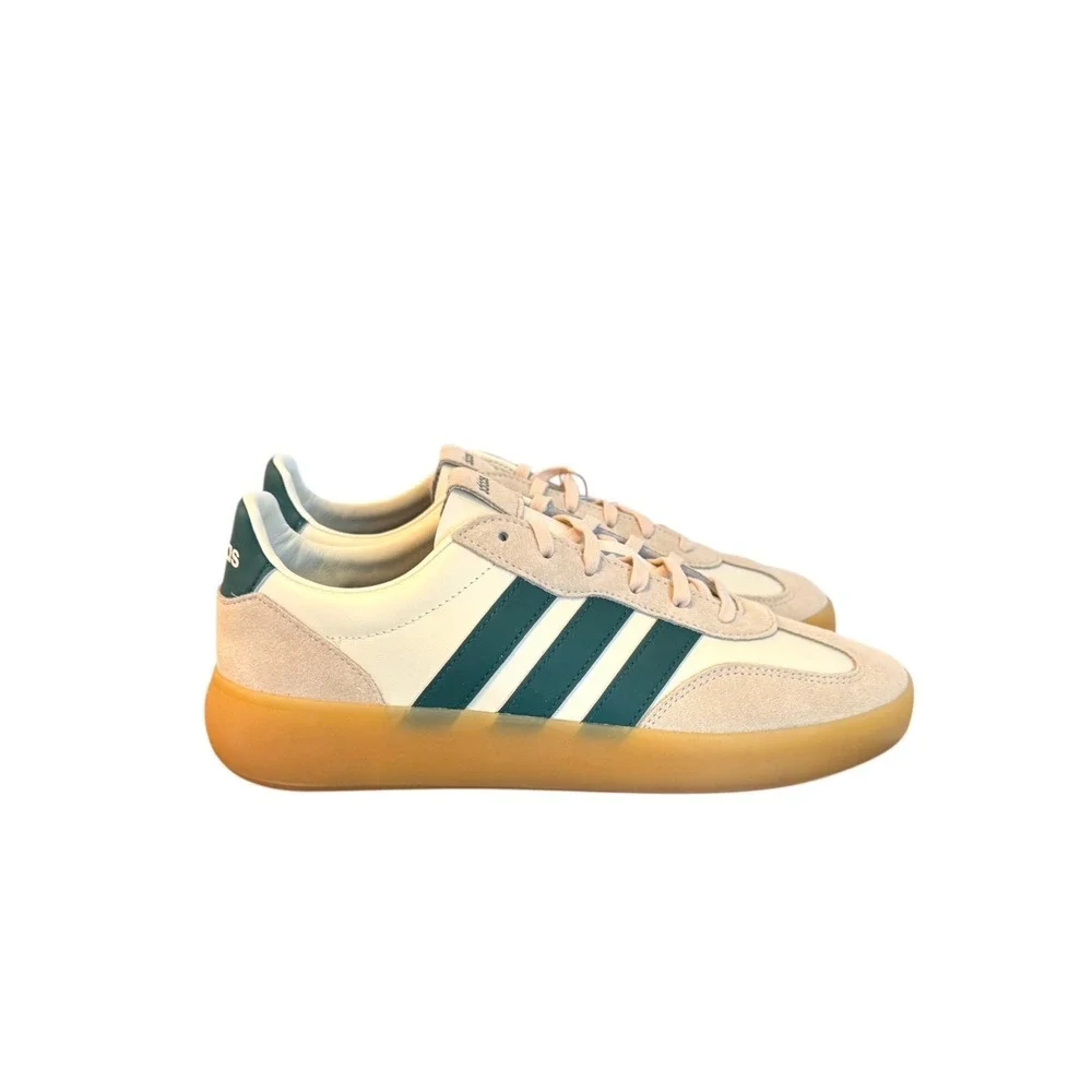 NIB Adidas Sneakers Barreda Decode Lux Mens 10 White Green Gum JR1230